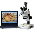 AmScope 3.5X-90X Stereo Zoom Microscope w Dual Halogen Lights + 10MP Camera New