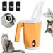 SunshineFace Cat Litter Scoop Portable Cat Litter Scooper with Litter Box and 60 Litter Bags Large Capacity Detachable Cat Litter Shovel with Holder Cat Litter Sifter Scoop for Small Cat Dog