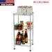 [Ship from USA] 3 Tier Shelving Rack Storage Organizer Unit Garage Kitchen Adjustable Wire Shelf