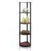 YouLoveIt 5 Tier Corner Wire Shelf Compact Shelving Display Plant Stand Rack Freestanding for Kitchen Office Bedroom Living Room