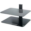 ES250B-E AV Wall Shelves 2 Shelves Black