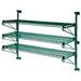 14 Deep x 72 Wide x 63 High Adjustable 3 Tier Freezer Wall Mount Shelving Kit