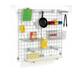 Global Industries B2257821 Space Wall Wire Grid Panel Gray Epoxy - 48 x 48 in.