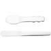 2pcs Stainless Steel Makeup Spatula Small Spoon Skin Caring Tool Spatula for Makeup