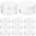 NUOLUX 50pcs Small Round Shape Facial Cream Jar Empty Cream Containers Cream Travel Case