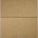 LUXPaper 4 x 4 Square Envelopes 70 lb. Grocery Bag Brown 500 Pack