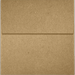 LUXPaper 4 x 4 Square Envelopes 70 lb. Grocery Bag Brown 50 Pack