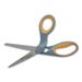 Westcott Titanium Bonded Scissors 8\\ Long 3.5\\ Cut Length Gray/Yellow Offset Handle