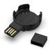 Black USB Cable Cradle Smart Watch Charger Charging Dock For Polar Verity Sense / OH1