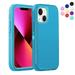 iPhone 13 Heavy Duty Case {Shock Proof Case with 3 Layer Rubber Shatter Resistant [Tough Armour] Rugged Case Compatible for iPhone 13} Teal