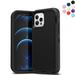 iPhone 13 Pro Heavy Duty Case {Shock Proof Case with 3 Layer Rubber Shatter Resistant [Tough Armour] Rugged Case Compatible for iPhone 13 Pro} Black