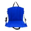 Outdoor Foldable Garden Cushion Seat Pad Camping Picnic Bleacher Football - Blue 42 x 39 cm