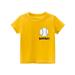Girls And Boys Clothes Tops Cotton Baby Short Sleeve Kids Clothes Baseball Baby Clothes Kids Boys Funny T Shirt Shirt Label