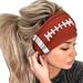 Sports Headbands Knotted Wide Yoga Stretchy Band Headwrap Trendy Baseball Graphic Headband Hair Accessories for Women and Girls