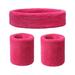 Wendunide 2024 Clearance Sales Casual Pants for Woman Sweatband Set 1 Headband and 2 Wristbands for Sports & More Hot Pink