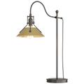 Henry 27.1"H Modern Brass Accented Oil Rubbed Bronze Table Lamp