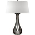 Lino 25.3" High Oil Rubbed Bronze Table Lamp With Flax Shade