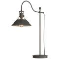 Henry 27.1" High Natural Iron Accented Dark Smoke Table Lamp