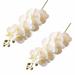 Artificial Wall Water Velvet Phalaenopsis High Chinese Phalaenopsis Wedding Flower Art Home Furnishing Hotel Decoration Artificial Flowers 2pc Tropical Flowers Artificial