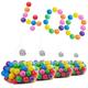 KreativeKraft Ball Pit Balls for Kids, Sensory Balls Crush Proof No Sharp Edges BPA Free (Multi, 400)