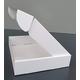 White Cardboard Folding Lid Self Seal Postal Boxes 236 x 196 x 47mm Royal Mail Small Parcel/Packet Mailing Cartons Self-Lock Tuck-in Flaps - Flat Packed Easy to Assemble (200)