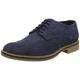 Roamers GODFREY Mens Suede Lace Up Brogue Shoes Navy UK 6