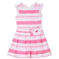 Lili Gaufrette Girls Striped Gunda Dress - 4 Years