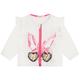 Billieblush Girls Ivory Glasses Zip Up Jacket - 12 Months