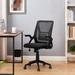 Inbox Zero Volney Adjustable Height Office Chair High-Back Ergonomic Computer Chair w/ Armrest Mesh Desk Chair Upholstered/Mesh in Black | Wayfair