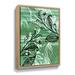 Winston Porter Leaves Maze Elegant Pattern On Green Watercolor Leaves Maze Elegant Pattern On Canvas by Irina Sztukowski Print Metal | Wayfair