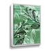 Winston Porter Leaves Maze Elegant Pattern On Green Watercolor Leaves Maze Elegant Pattern On Canvas by Irina Sztukowski Print Metal | Wayfair