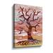 Winston Porter Hot Wind Watercolor Tree Silhouette On Canvas by Irina Sztukowski Print Canvas in Brown/Gray | 10 H x 8 W x 2 D in | Wayfair