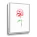 Winston Porter Minimalism In Watercolor Pink Peony Flower On Whit Minimalism In Watercolor Peony Flower I On Canvas by Irina Sztukowski Print Canvas | Wayfair