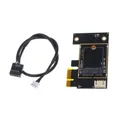 Adaptateur Wifi sans fil M.2 M2 Ngff Key A E vers PCI Express PCI-E 1X NGFF Support 2230 carte pour