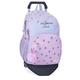 Pepe Jeans Becca Schulrucksack, Doppelfach, mit Trolley, Violett, 32 x 46 x 22 cm, Polyester, 32,38 l, dunkelviolett, Talla única, Schulrucksack Doppelfach mit Trolley