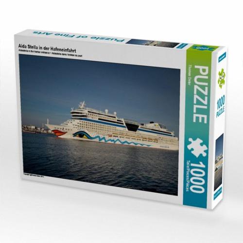 Aida Stella in der Hafeneinfahrt (Puzzle) - Calvendo Puzzle