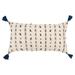 Rizzy Home Hand-crafted Tassel Striped Throw Pillow