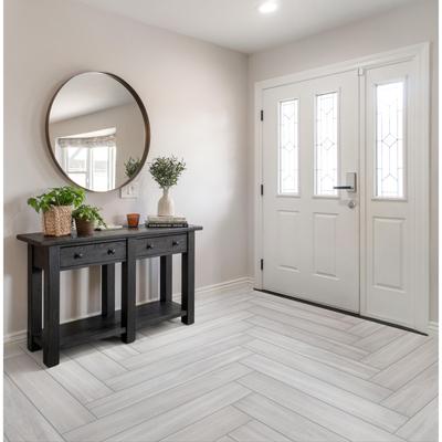 Merola Tile Mt Royale Grey 6 x 35-1/2 Porcelain Floor and Wall Tile