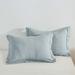 French Linen Pillowcases Basic Style Pack of 2