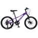 20 Inch Wheels Mountain Bike with Aluminum Alloy Frame & High Quality CST Tires, 7 Speed Bicycles for Girls/Boys