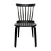 Solid Wood Frame Slat Back Windsor Chair (Set of 2)