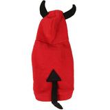 Homemaxs 1pc Halloween Devil Pet Clothes Winter Clothes Casual Costume Pet Supplies