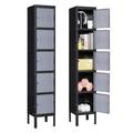 STANI Metal Locker Metal Lockers for Employees with Lock Storage Locker with Lock Storage Locker Cabinet for Home Tall Steel Storage Locker for Gym School Office