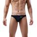 Zuwimk Mens Underwear Briefs Men s Jockstrap Underwear Breathable Mesh Supporter Cotton Pouch Jock Briefs Navy M