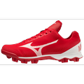 Mizuno Mizuno Wave Lightrevo Tpu Men s Molded Low Baseball Cleat Size 12.5 Red-White (1000)