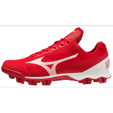 Mizuno Mizuno Wave Lightrevo Tpu Men s Molded Low Baseball Cleat Size 12.5 Red-White (1000)