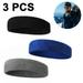 Sweatbands Headbands for Men & Women - Sweat Band Wicking Cotton Cloth Workout Sweatband for Tennis Running Gym Basketball(3 Pack)