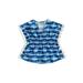 IZhansean 4 Colors Summer Kids Girls Lovely Beachwear Dress Tassel Solid/Leopard Printed Elastic Mini Dresses Blue 2-3 Years