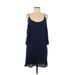 Mlle Gabrielle Casual Dress - Slip dress: Blue Dresses - Women's Size Medium