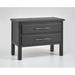 Wildon Home® Poillucci Solid Wood Nightstand Wood in Black | 28.3 H x 38 W x 19 D in | Wayfair 42D4FC02E22E42568C92F6557EB15678